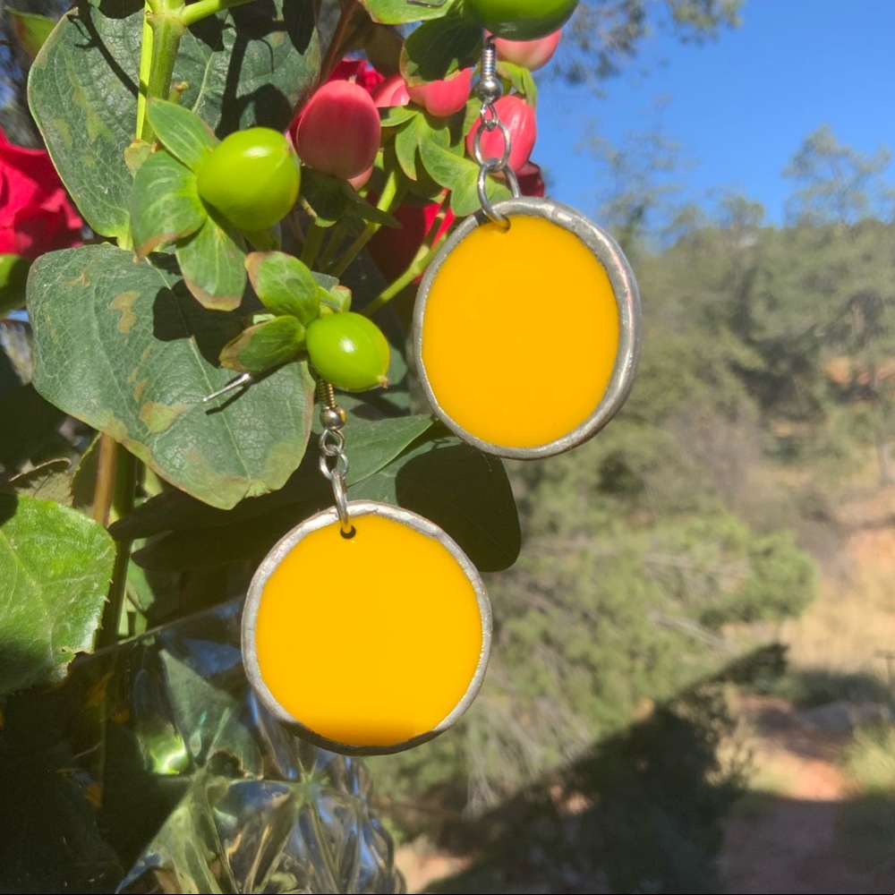 Stained Glass Earrings